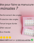 Avantages des faux-ongles réutilisables