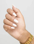 Faux-ongles blanc nacré