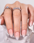 Faux-ongles réutilisables couleur dégradé baby boomer