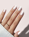 Ongles blancs reutilisables