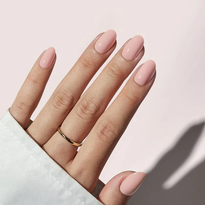 Faux-ongles nude rosé