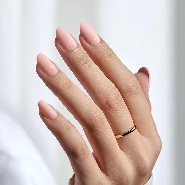 Faux-ongles nude rosé