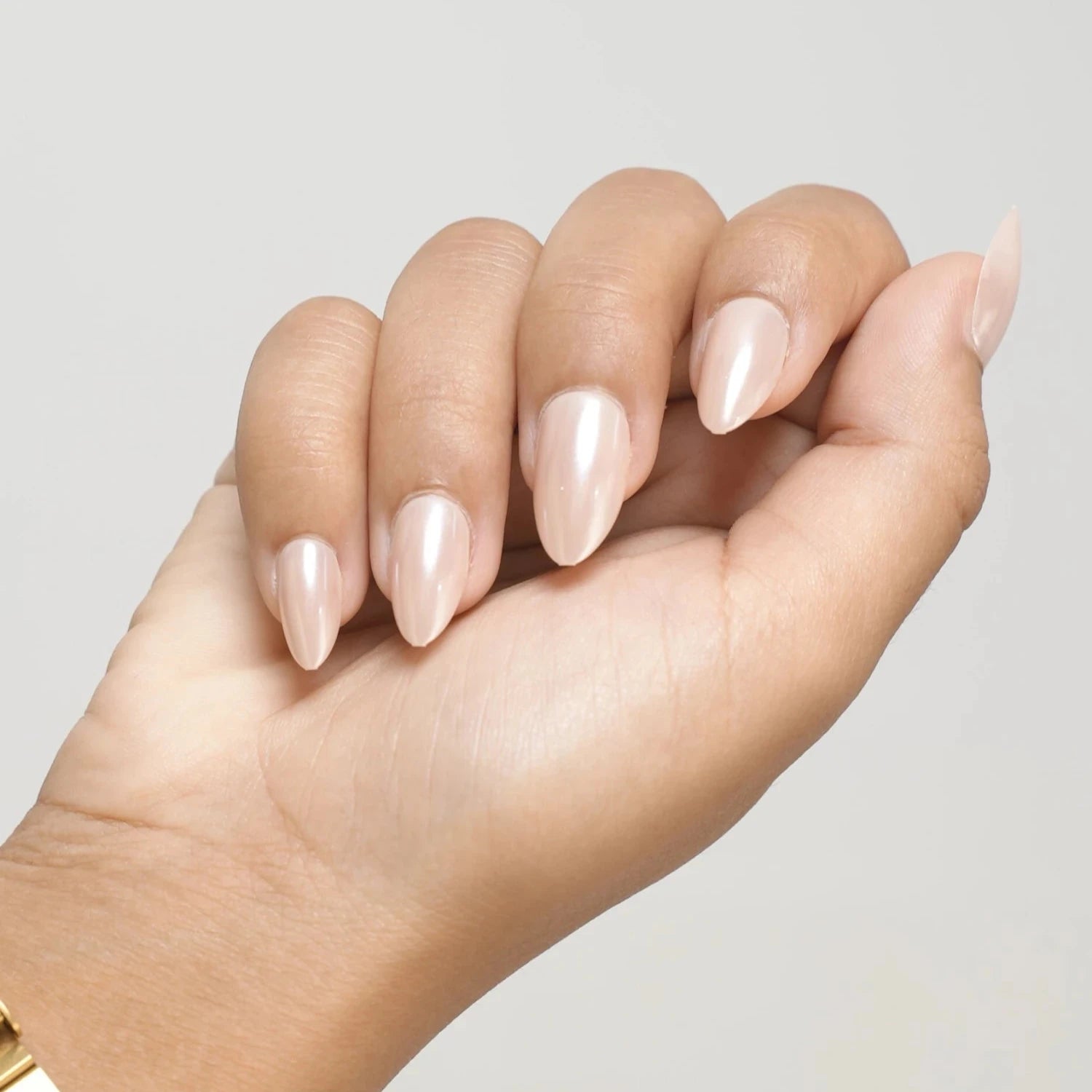 Faux-ongles réutilisables chromé