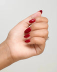 Faux-ongles réutilisables rouge