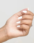 Faux-ongles reutilisables blanc