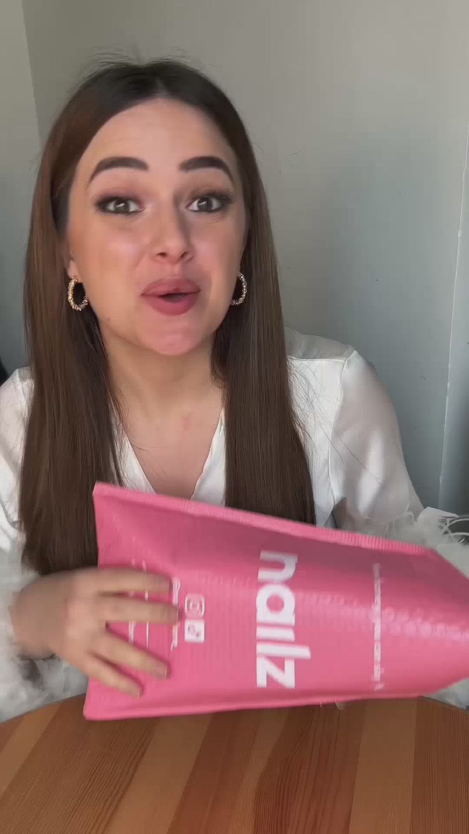 Unboxing press-on nails